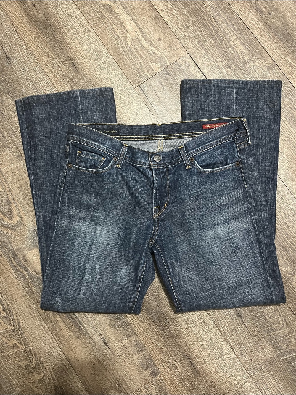 Citizens Of Humanity Dark Indigo Jeans with Contrast Stitching